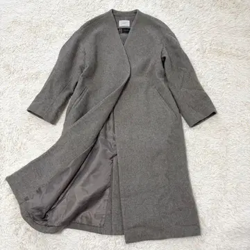 IENA MANTECO 노카라 롱 코트 34