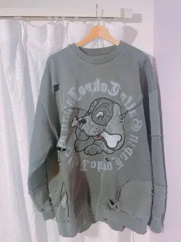 GALFY 츠기하기 좀비 맨투맨 트레이닝복 블랙