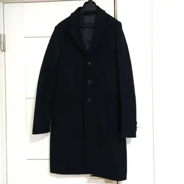 GLOBAL WORK 네이비 체스터 코트