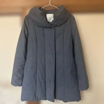 [ 새상품급 ] 자유구 롱 다운 코트 그레이 계열 40 경량