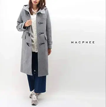 [미사용급] 투모로우랜드 맥피 울 100% 더플 코트 롱