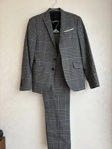 ZARA MAN 체크 무늬 비즈니스 정장 EUR 44