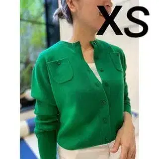 새상품 CABaN 코튼 캐시미어 크루넥 가디건 XS 즉시 발송