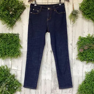 평평하게 놓음 허리 37 스트레치 밑위 25