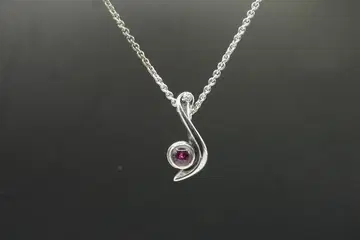 새상품급 엠즈 컬렉션 지르코니아 목걸이 펜던트