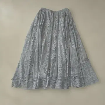 새상품 쿠튀르 브로치 서클 레이스 스커트
