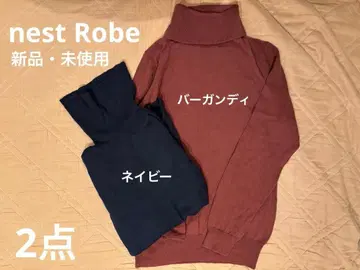 [ 새상품 미사용 ] 네스트로브 터틀넥 니트 2세트 캐시미어 면