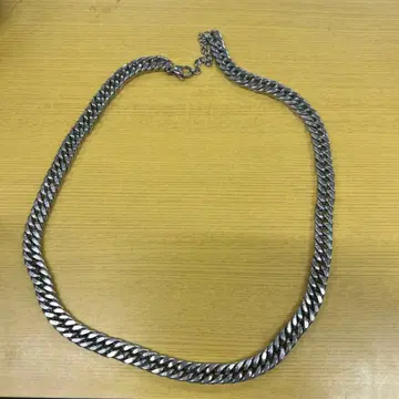 실버 체인 목걸이 약 50cm 가격 인하 협상 가능