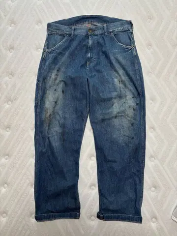 whiz limited 빈티지 가공 페인터 팬츠 데님 50's