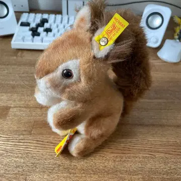 Steiff 봉제 인형 다람쥐 리키 빈티지