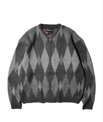 TOWNCRAFT 아가일 무늬 가디건 M 사이즈