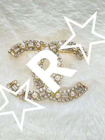 브로치 골드 반짝반짝 펄 고져스 인기