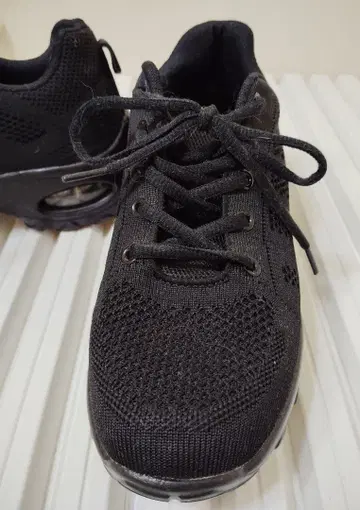 스니커즈 워킹화 24.5cm 블랙 블랙