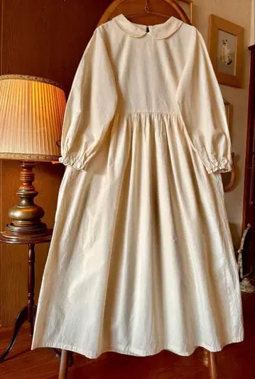 70s 유럽 프랑스 앤티크 vintage 구제 의류 프릴 원피스