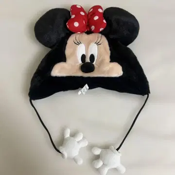 미니 마우스 플리스 모자