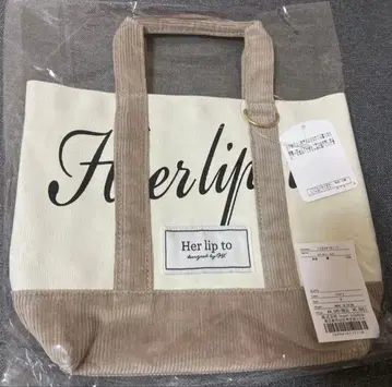 herlipto 미니토트 토트백 아이보리 화이트
