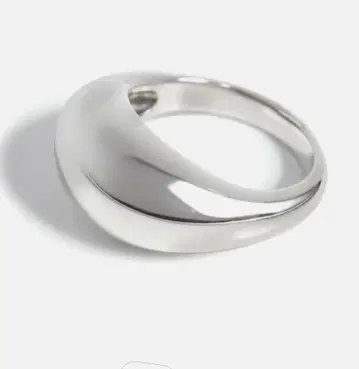 실버 925 볼륨 반지 여성용