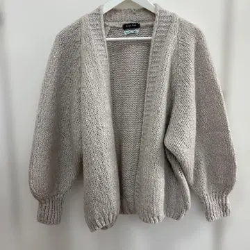 크리스안나 가디건 옅은 핑크 베이지 2회 착용