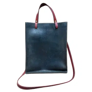 [천연 가죽] 이탈리아 가죽 A4 토트백 (에이징 있음)