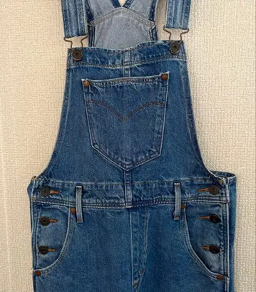 리바이스 데님 오버롤 S 사이즈
