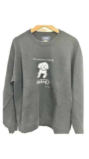 ciatre 블랙 맨투맨