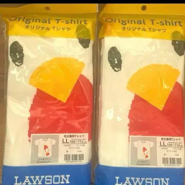 LAWSON 한정판 오리지널 T셔츠 카라아게군 LL 사이즈 2장 세트