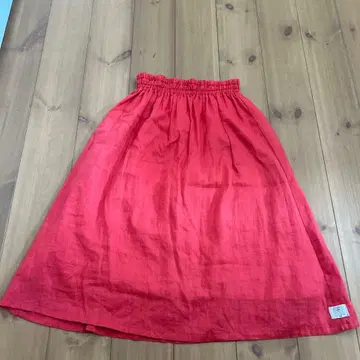 린넨 개더 스커트