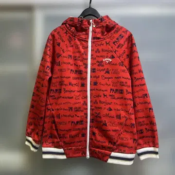 Callaway 풀 지퍼 자켓 빨간색