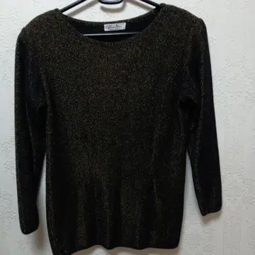 월드 라메 블랙 니트 수트