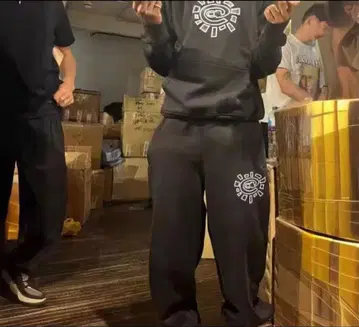 always 스웨트 팬츠 블랙 M