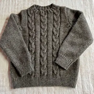 네스트로브 페루 울 핸드메이드 케이블 니트