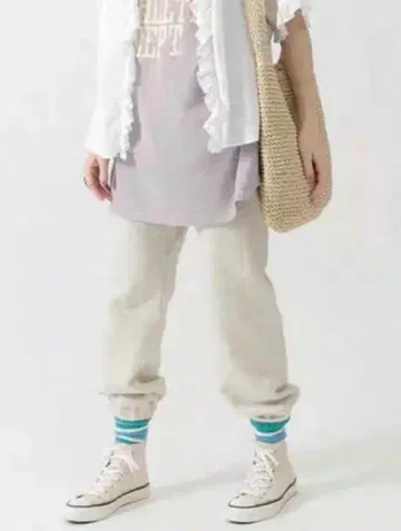 BEAMS BOY 프렌치 테리 이지 팬츠