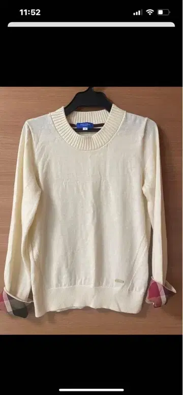 BLUE LABEL CRESTBRIDGE 긴팔 니트 38 아이보리