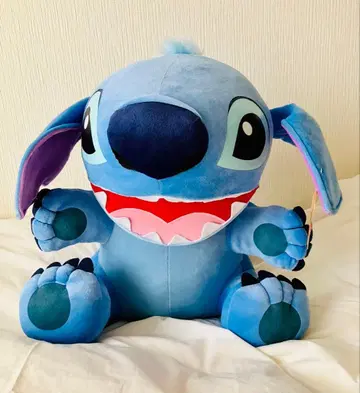 디즈니 스티치 봉제 인형 빅 파랑