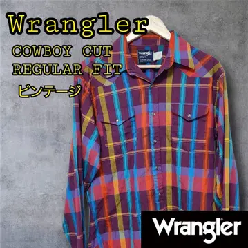 Wrangler 멀티 컬러 체크 플란넬 셔츠 M