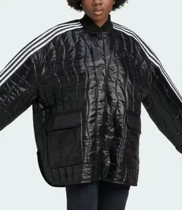 adidas 퀼팅 자켓 FREE 블랙