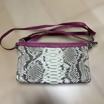 천연 파충류 가죽 미니백