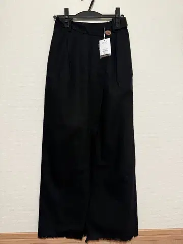 natural couture 타이트 스커트 랩 스커트풍 프론트 슬릿