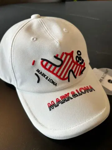 MARK & LONA 화이트 캡 사이즈 프리