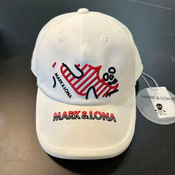 새상품 MARK & LONA 화이트 캡 사이즈 프리
