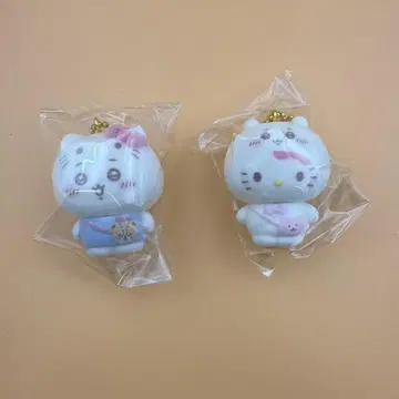 치이카와 산리오 시크릿 플로키 마스코트 참 키티