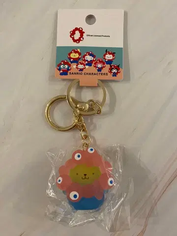 푸딩 산리오 미야쿠미야쿠 클리어 컬러 마스코트 키링