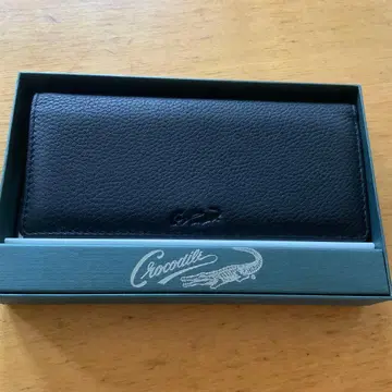 Crocodile 블랙 장지갑 오리지널 박스 포함