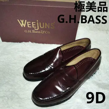 [컨디션 최상] G.H.BASS LOGAN 로건 버건디 로퍼 9D