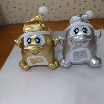 새상품급 돈펜군 골드 컬러 은색 세트