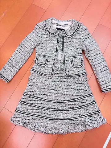 트위드 자켓 & 스커트 셋업