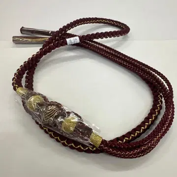 새상품 순수 실크 와인 허리띠 후리소데용 럭셔리 장식 포함 2127