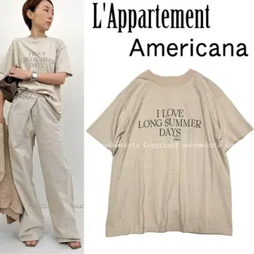 컨디션 최상 라빠르망 아메리카나 그래픽 T셔츠 AMERICANA