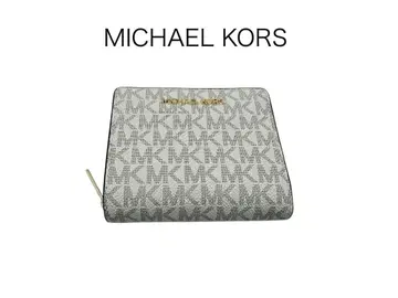 MICHAEL KORS 마이클코어스 가죽 이단 접이식 지갑