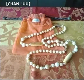 [ CHAN LUU ] 루 롱 목걸이 화이트 베이지 계열